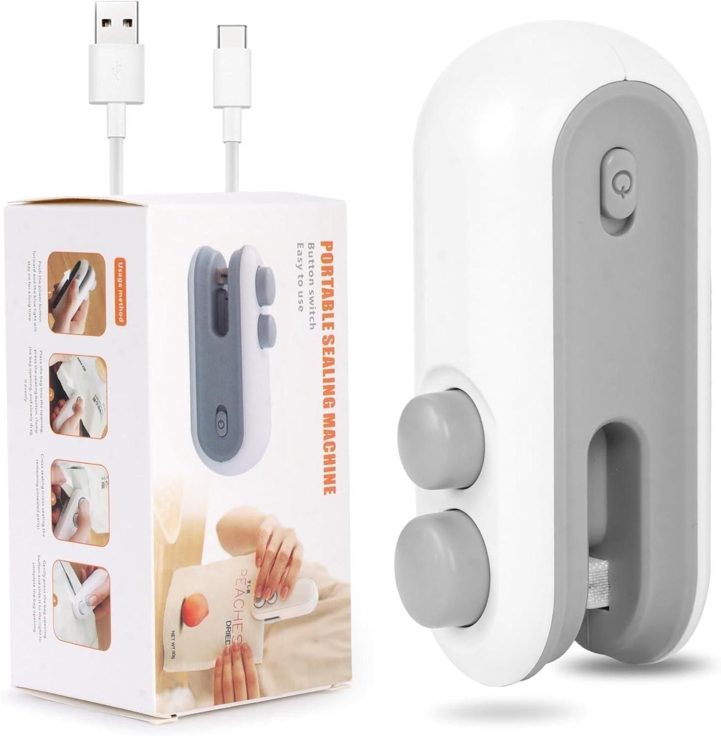 Portable Mini Sealing Machine™ - 2-in-1 USB Rechargeable