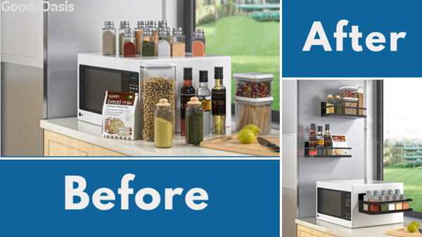 Goods Oasis™ Magnetic Corner Shelf Side Rack